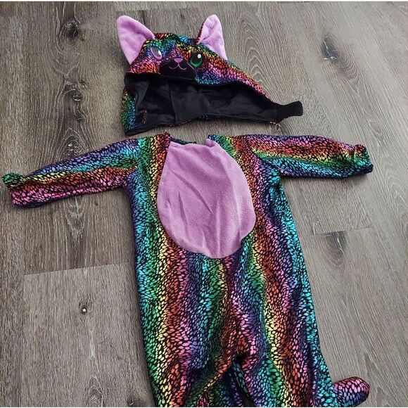 Spirit Halloween Baby Rainbow Cat Costume Infant 6-12 MONTHS - Picture 4 of 6